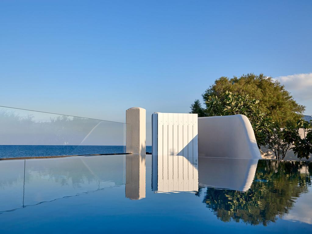 Incognito Beach Villa Santorini Kamári Kültér fotó